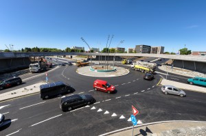 Tjensvollkrysset i Stavanger. Foto: Knut Opeide, Statens vegvesen